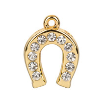 "BLITZ" PPT028 Подвеска 11 х 15 мм №30 золото (прозрачный)