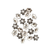 " Zlatka" Розетка для бус MFR- 10 8 мм 20 шт 01 под античное серебро