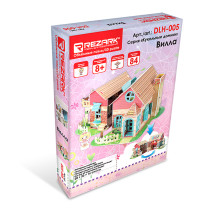 " REZARK" DLH- 005 Серия " Кукольные домики" 84 элемент. Вилла