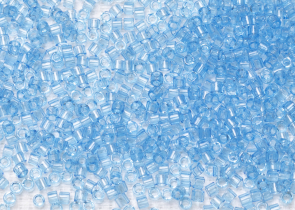 Бисер Япония MIYUKI Delica цилиндр 10/0 5 г DBM-0706 аква прозрачный