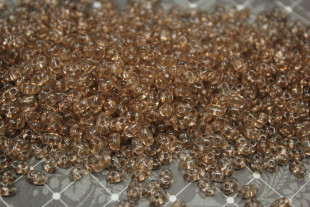 Бисер Чехия TWIN 2.5 x 5 мм 50г 01112 т.кремовый