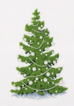 " Klart" набор для вышивания 8- 484 " Бархатная ель" 